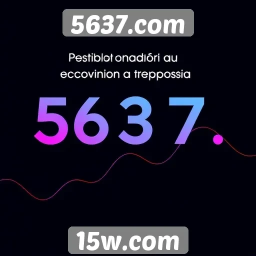 História e desenvolvimento do site 5637.com